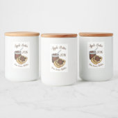 Delicious Homemade Apple Butter Pennsylvania Niede Lebensmitteletikett (Flaschen)