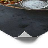 Delicious Indian Hindu Veg Thali Poster (Ecke)