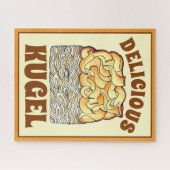 Delicious Kugel Jewish Egg Noodle Casserole Puzzle (Horizontal)