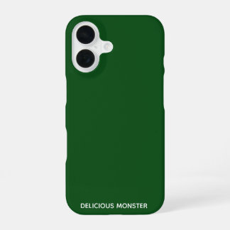 Delicious Monster grüne Farbname iPhone 16 Hülle