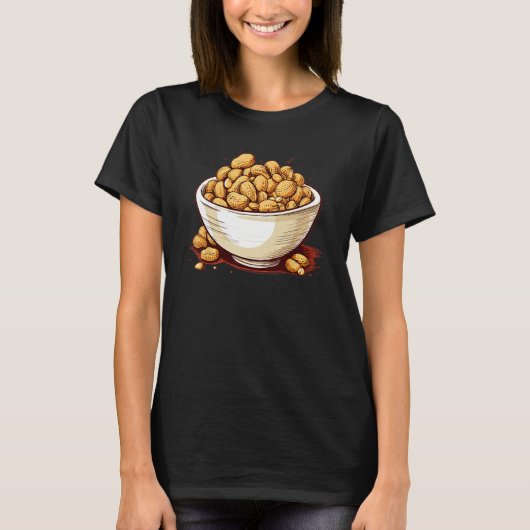 Delicious Peanuts Bowl T-Shirt (Vorderseite)