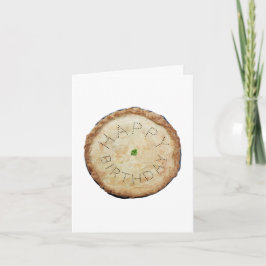 Delicious Pie Funny Birthday Card Karte
