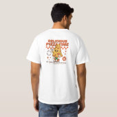 Delicious Pizza Time Tee (Schwarz voll)