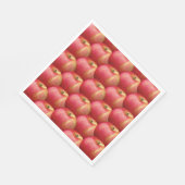 DELICIOUS RED APPLES NAPKIN SERVIETTE (Ecke)