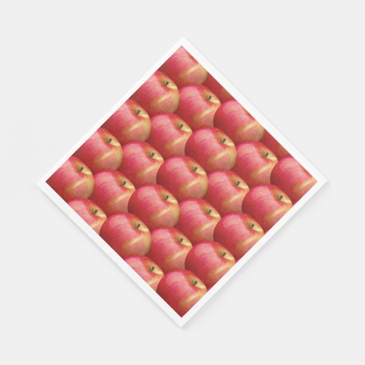 DELICIOUS RED APPLES NAPKIN SERVIETTE (Ecke)