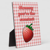 Delicious Red Strawberry Fotoplatte (Seite)