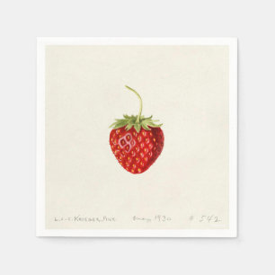 Delicious Red Strawberry (von Louis C.C. Krieger) Serviette
