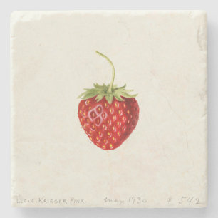 Delicious Red Strawberry (von Louis C.C. Krieger) Steinuntersetzer