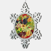 Delicious Serbian Plums Schneeflocken Zinn-Ornament (Rechts)