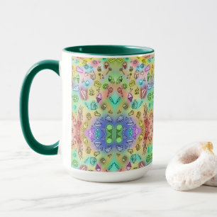 DELICIOUS SUMMER DESSERTS PATTERN TASSE