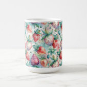 Delicious Watercolor Strawberries Kaffeetasse (Mittel)