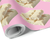 Delicious White Chocolate Squares Pattern – Sweet Geschenkpapier (Rolleneckpunkt)