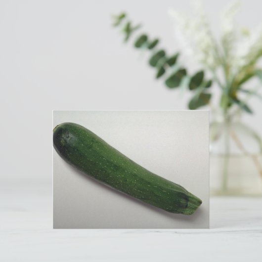 Delicious Zucchini Postkarte (Stehend Vorderseite)