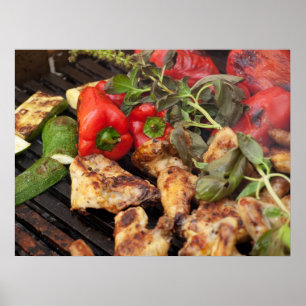 Deliciuos Grillen Poster