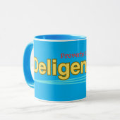 Deligence ( Sprichwörter 12:24 ) Tasse & Cup (Vorderseite Links)