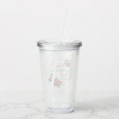 "Delight Yourself in the Lord" Clear Acryltrinkbecher (Rückseite)