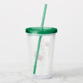 "Delight Yourself in the Lord" Dark Green Acryltrinkbecher (Rückseite)