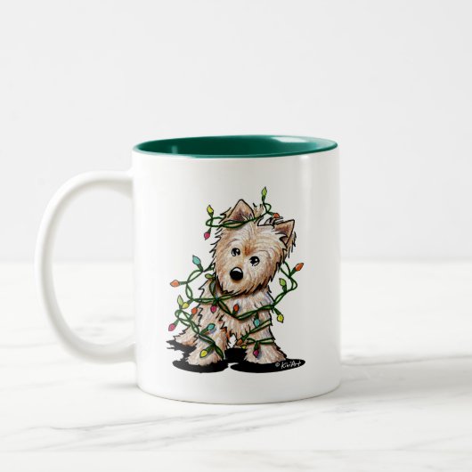 DeLighted Terrier Dog Tasse (Links)