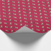 DeLighted Terrier KiniArt Weihnachtsgeschenk Wrap Geschenkpapier (Ecke)