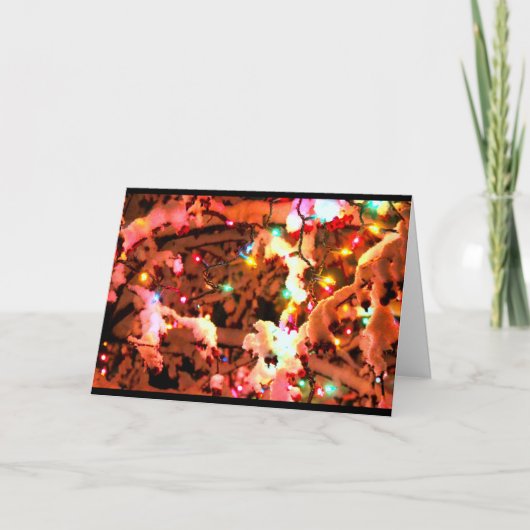 DeLIGHTFrohe Weihnachten! Feiertagskarte (Vorderseite)