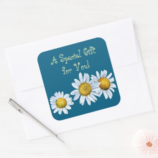 Delightful Daisies Gift Sticker (Umschlag)