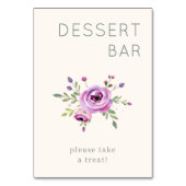 Delightful Dessert Bar Invitation Tischnummer (Rückseite)