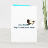 Delightful Dreidels-Letter Feiertagskarte (Rückseite)