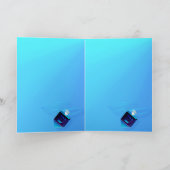 Delightful Dreidels-Letter Feiertagskarte (Innenseite)