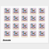 Delightful Hearts Rocking Pferd Sticker (Blatt)