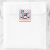 Delightful Hearts Rocking Pferd Sticker (Tasche)