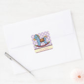Delightful Hearts Rocking Pferd Sticker (Umschlag)