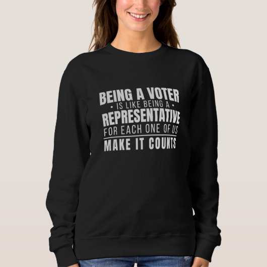 Delightful Representatives Of Cheerful Elections Q Sweatshirt (Vorderseite)