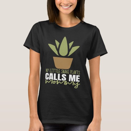Delightful Snake Cheerful Plants Quote T-Shirt (Vorderseite)