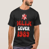 Delije Sever 1989 Ceveno Beli T-Shirt (Vorderseite)