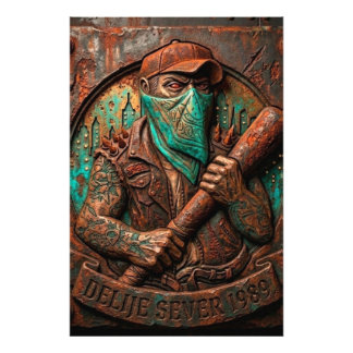 Delije Sever 1989 Embossed Fotodruck