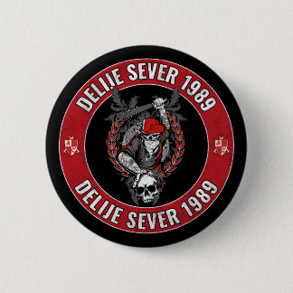 Delije Sever 1989 Rot-Weißer Stern  Button