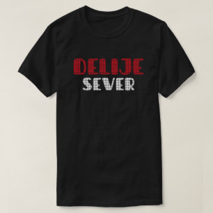 Delije Sever Rot Weiß T-Shirt