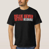 Delije Sever Roter Stern Belgrad T-Shirt (Vorderseite)
