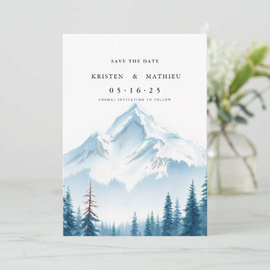 Delikatberg Save The Date (Stehend Vorderseite)