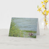 Delikatbewegung Karte (Gelbe Blume)