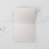 Delikatblüten flatter Danke Karte (Innenseite)