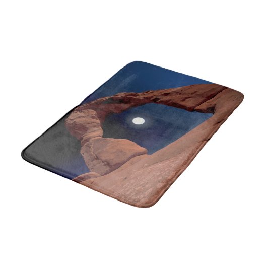 Delikatbogen | Arches National Park Utah Badematte (Schrägansicht)