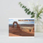 Delikatbogen, horizontale Ansicht Postkarte (Stehend Vorderseite)