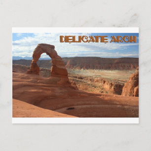 Delikatbogen, horizontale Ansicht Postkarte