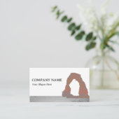 Delikatbogen, Moab, Bauarchitektin Utah Visitenkarte (Stehend Vorderseite)