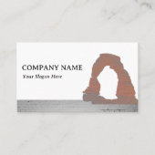 Delikatbogen, Moab, Bauarchitektin Utah Visitenkarte (Vorderseite)