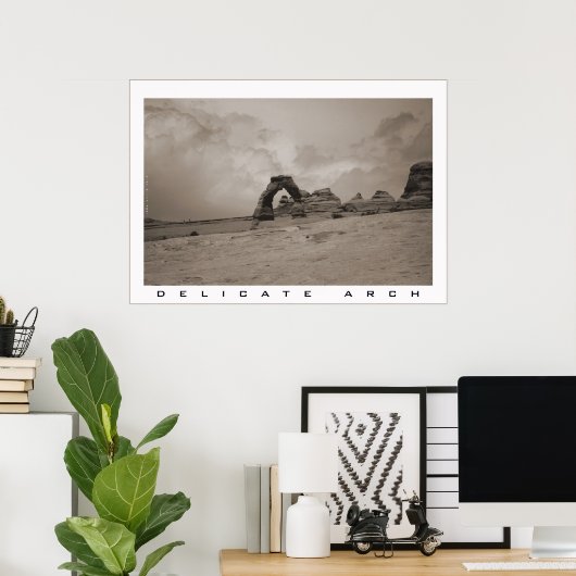 Delikatbogen Poster (Heimbüro)