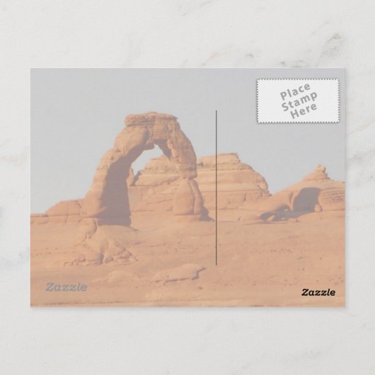 Delikatbogen Postkarte (Rückseite)