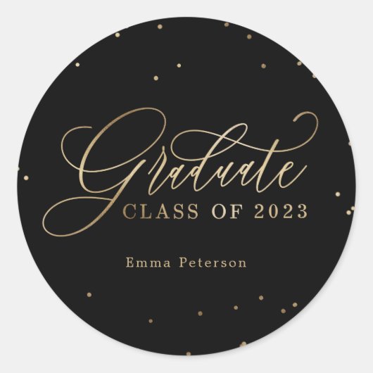 Delikate Abschluss Sticker oder Umschlag Aufkleber (Vorderseite)