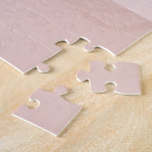 Delikate Abstrakte Blume auf hellrosa Puzzle (Seite)